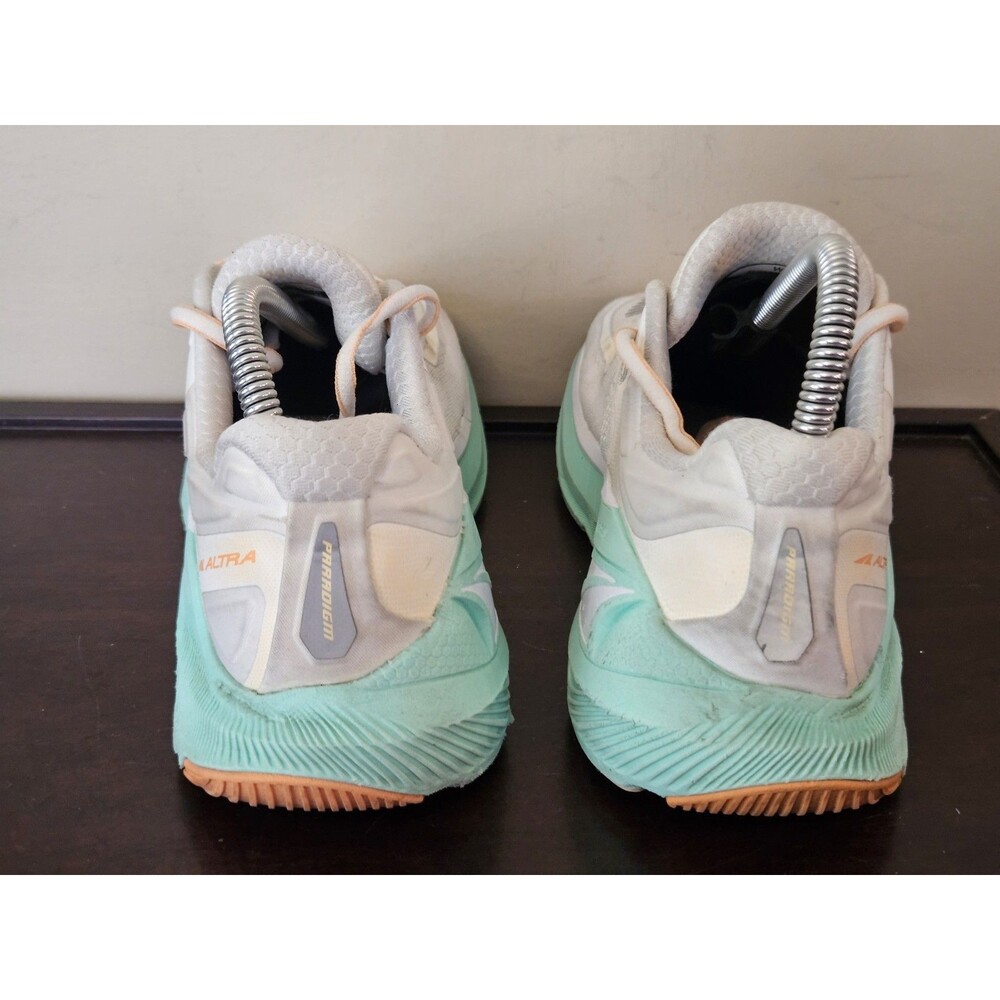Altra Paradigm 6 EGO MAX Womens Sneaker Shoes Size 9.5 White Green Running Gym - Picture 5 of 7
